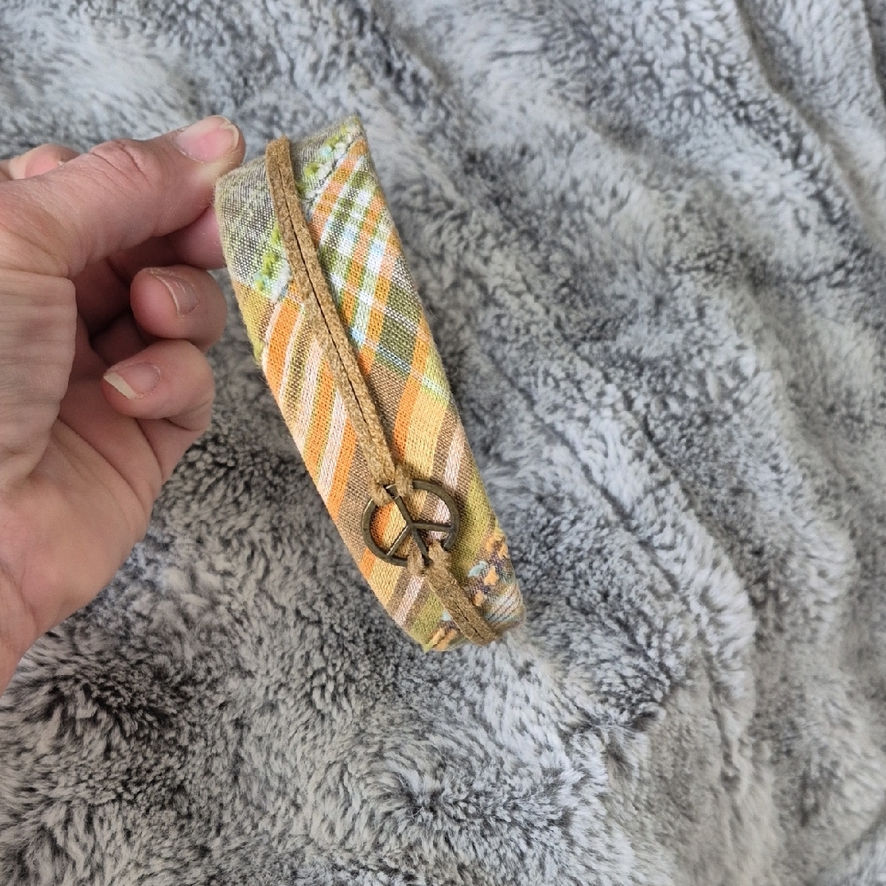 Plaid Tan and Orange Women's Accessory
